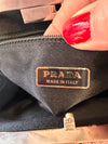 Prada Vintage Lizard Skin Small Handbag — Pink & Grey