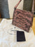 Prada Vintage Lizard Skin Small Handbag — Pink & Grey