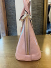 Louis Vuitton Alma BB Handbag — Rose Ballerine Monogram Vernis