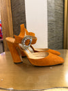 Jimmy Choo Tan suede heels size 39