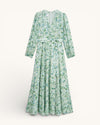 Hobbs Green Floral dress size 16