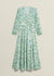 Hobbs Green Floral dress size 16
