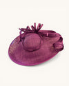 Purple/ magenta hat on a band