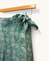 Brora green floral wrap skirt size 12