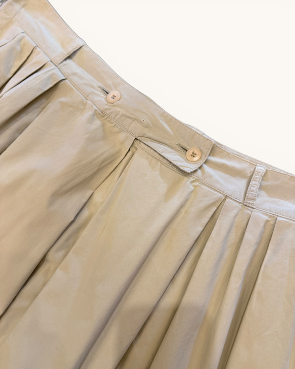 MHL Beige 100% cotton skirt size Large