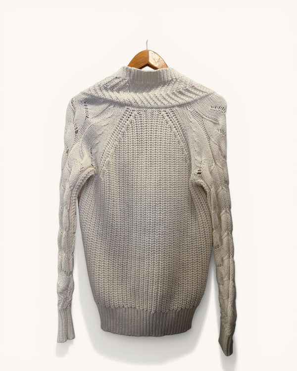 Reiss white knit size XS