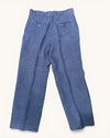 MAXMARA blue linen trousers size 8