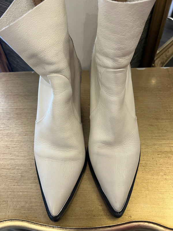 Mint velvet ivory ankle boots size 39