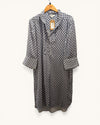 Dea kudibal blue/white shirt dress Size Large