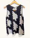 Paul smith navy/white top size 12