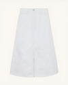 Cos white denim skirt size 42/14