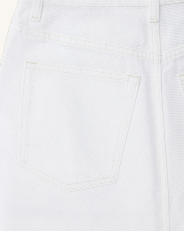 Cos white denim skirt size 42/14