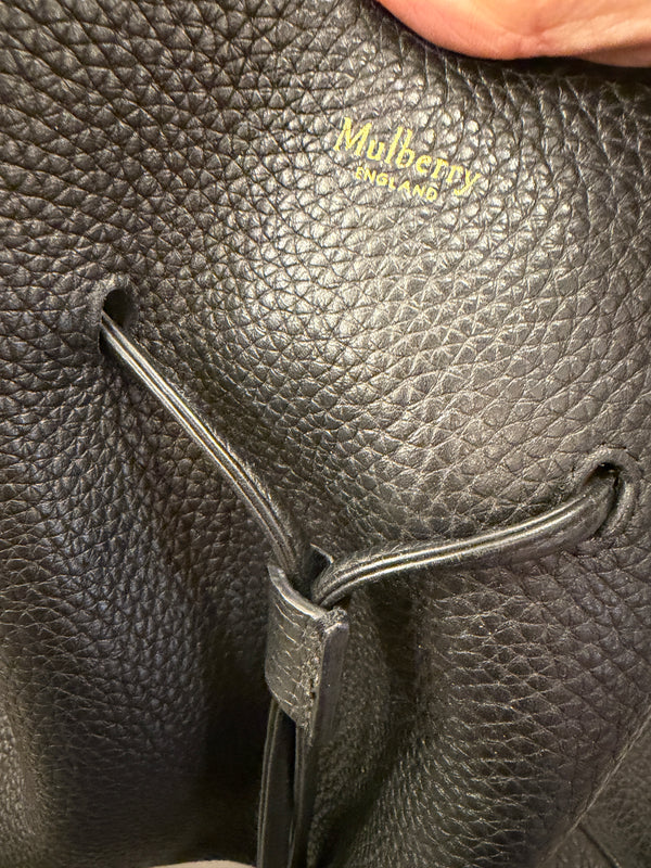 Mulberry Small Millie black grained leather