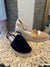John Lewis black suede espadrille 40