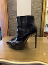 YSL black cowboy ankle boots 37.5