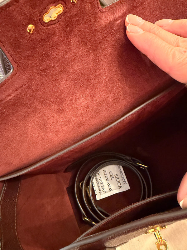 Mulberry small oxblood bayswater