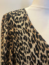 Ganni leopard top size small