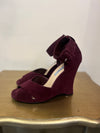 Prada Berry Suede heels size 40