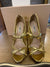 Prada gold shoes 38.5