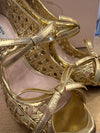 Prada gold shoes 38.5