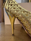 Prada gold shoes 38.5