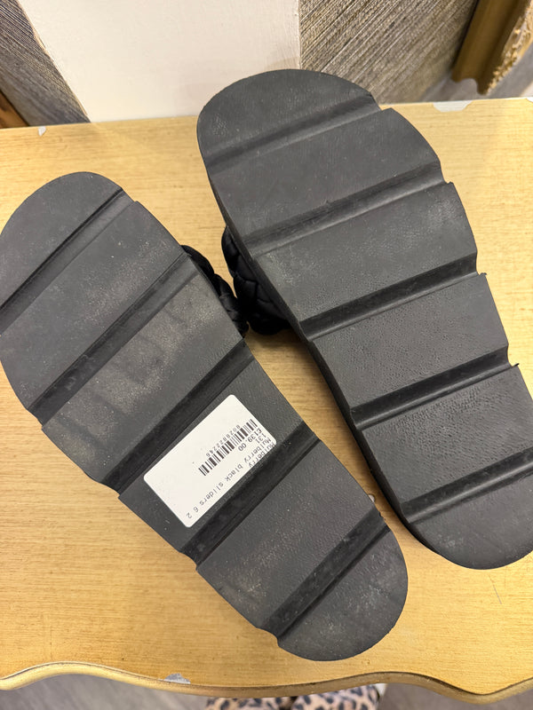 Mulberry black sliders size 39