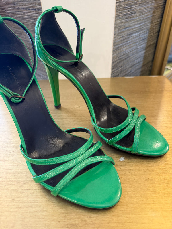 Green balengiaca sandals 6