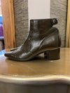 Kin forest green patent ankle boots Size 4