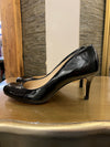 L K Bennett black Patent shoes size 38.5