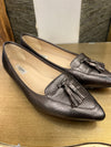 L K Bennett leather Bronze flats size 38.5