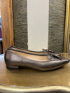 L K Bennett leather Bronze flats size 38.5