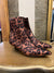 Topshop leopard fabric boots 6