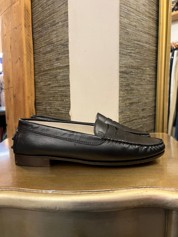 Todds black loafers size 38