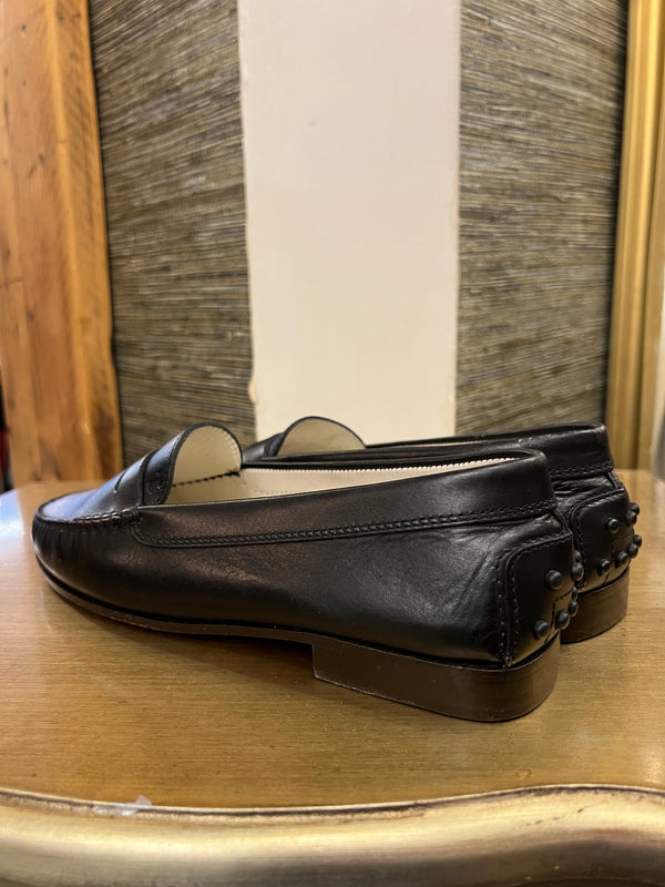 Todds black loafers size 38