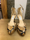 L K Bennett snake print shoes size 4