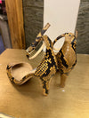 L K Bennett snake print shoes size 4