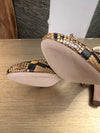 L K Bennett snake print shoes size 4