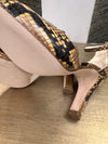 L K Bennett snake print shoes size 4