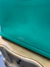 Ralph Lauren Green Marcy leather handbag