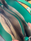 Ralph Lauren Green Marcy leather handbag