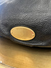 Mulberry black grained leather Mitzy Handbag