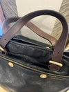 Mulberry black grained leather Mitzy Handbag