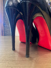Louboutin Black patent open toe size 37