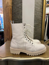 Mint Velvet Cream boots size 4
