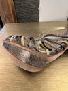 Strutt Couture gold sandals size 40