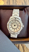 Coach white ceramic watch NWT