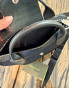 Longchamp Paris black mini Le Pliage
