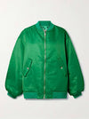 The Frankie shop green bomber jacket xs/s
