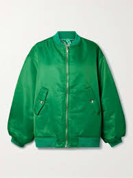 The Frankie shop green bomber jacket xs/s