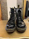 Dr Martins black patent boots Size 6